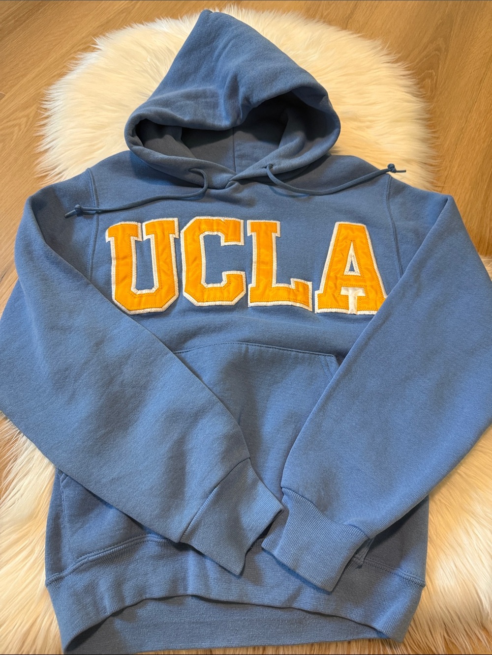 Russell Athletic UCLA Crewneck in Blue with Gold Appliqué